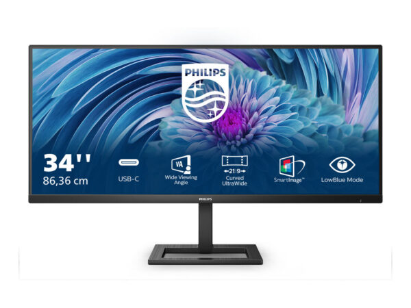 Philips E Line 346E2LAE/00 LED display 86,4 cm (34") 3440 x 1440 Pixel Wide Quad HD LCD Nero