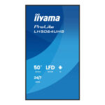 iiyama LH5064UHS-B1AG visualizzatore di messaggi Pannello piatto per segnaletica digitale 127 cm (50") Wi-Fi 500 cd/m² 4K Ultra HD Nero Processore integrato Android 24/7 - immagine 3