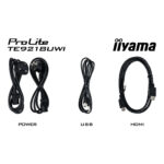 iiyama TE9218UWI-B1AG visualizzatore di messaggi Pannello piatto interattivo 2,32 m (91.5") LED Wi-Fi 500 cd/m² 5K Ultra HD Nero Touch screen Processore integrato Android 16/7 - immagine 10