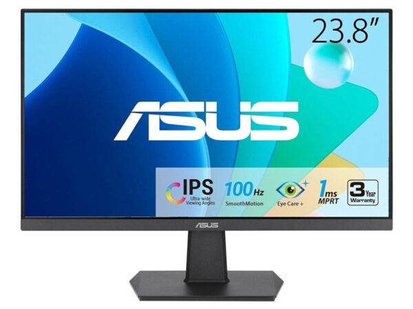 ASUS VA24EHF Monitor PC 60,5 cm (23.8") 1920 x 1080 Pixel Full HD LCD Nero