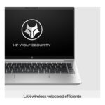 HP ProBook 440 G10 Intel Core i7 i7-1355U Computer portatile 35,6 cm (14") Full HD 8 GB DDR4-SDRAM 512 GB SSD Wi-Fi 6E (802.11ax) Windows 11 Pro Argento - immagine 2
