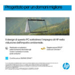 HP OmniBook 5 Flip 14-fp0003nl Intel Core i5 i5-1334U Ibrido (2 in 1) 35,6 cm (14") Touch screen 2K 16 GB LPDDR5-SDRAM 512 GB SSD Wi-Fi 6 (802.11ax) Windows 11 Home Argento - immagine 5