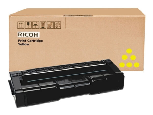 Ricoh 407639 cartuccia toner 1 pz Originale Giallo
