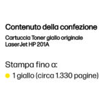 HP Cartuccia Toner giallo originale LaserJet 201A - immagine 2