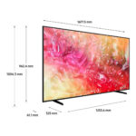 Samsung TV Crystal UHD 4K 75" UE75DU7170UXZT Smart TV Wi-Fi Black 2024, Processore Crystal 4K, 4K Upscaling, Slim Look Design, OTS Lite - immagine 3