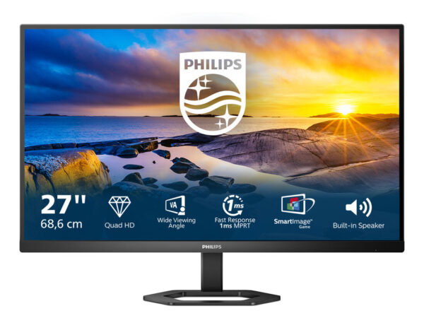 Philips 5000 series 27E1N5500LA/00 Monitor PC 68,6 cm (27") 2560 x 1440 Pixel Quad HD LCD Nero