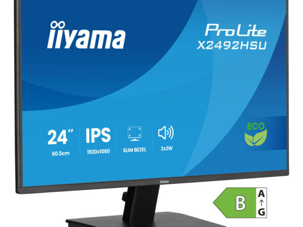 iiyama ProLite X2492HSU-B1 Monitor PC 61 cm (24") 1920 x 1080 Pixel Full HD LED Nero