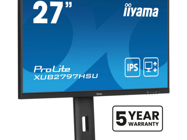 iiyama ProLite XUB2797HSU-B2 Monitor PC 68,6 cm (27") 1920 x 1080 Pixel Full HD LED Nero