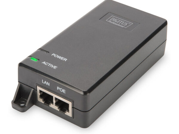 Digitus Iniettore Gigabit Ethernet PoE+, 802.3at, 30 W