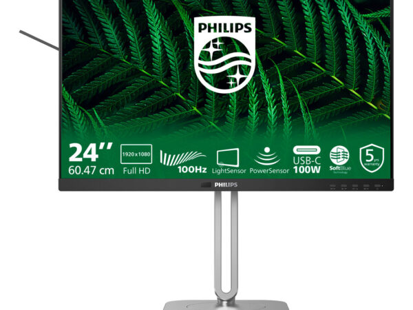 Philips 5000 series 24B2G5301/00 Monitor PC 60,5 cm (23.8") 1920 x 1080 Pixel Full HD LCD Nero