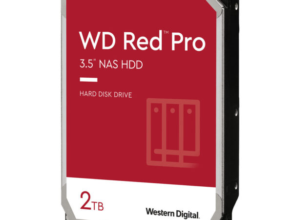 Western Digital Red Pro disco rigido interno 2 TB 7200 Giri/min 64 MB 3.5" Serial ATA III