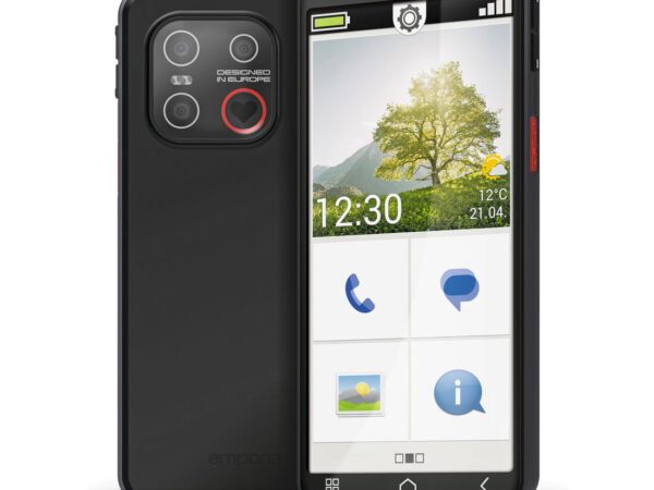Emporia emporiaSMART.7mini 13,8 cm (5.45") SIM singola Android 15 4G USB tipo-C 6 GB 128 GB 3500 mAh Nero