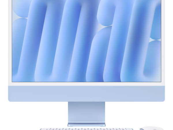 Apple iMac 24"Retina Display 4,5K, Chip M4 con CPU 10-core, GPU 10-core, 16GB, 256GB SSD, Blu