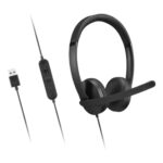 Lenovo 4XD1P83425 cuffia e auricolare Cablato A Padiglione Musica e Chiamate USB tipo A Nero - immagine 5