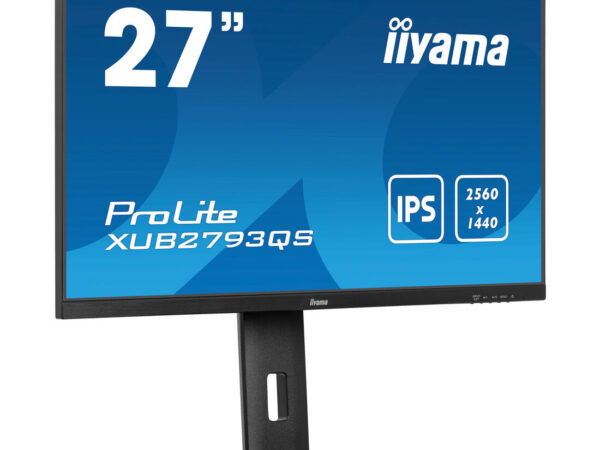 iiyama ProLite XUB2793QS-B7 Monitor PC 68,6 cm (27") 2560 x 1440 Pixel Quad HD LED Nero