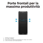 HP Z6 G5 A AMD Ryzen Threadripper PRO 7955WX 64 GB DDR5-SDRAM 2 TB SSD Windows 11 Pro Tower Stazione di lavoro AI Workstation Nero - immagine 2