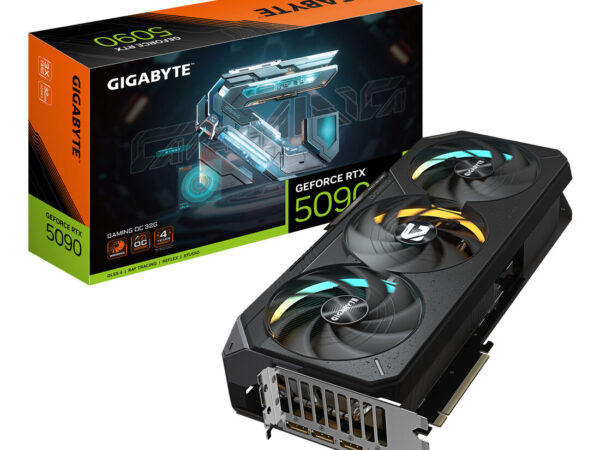 GIGABYTE GeForce RTX 5090 GAMING OC 32G Scheda Grafica - 32GB GDDR7, 512 bit, PCI-E 5.0, 2550MHz Core Clock, 3 x DP 2.1a, 1 x HDMI 2.1b, NVIDIA DLSS 4, GV-N5090GAMING OC-32GD