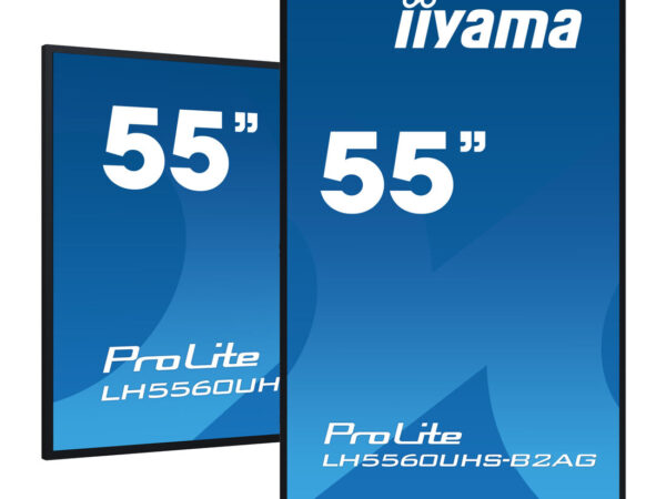 iiyama LH5560UHS-B2AG visualizzatore di messaggi Pannello A digitale 138,7 cm (54.6") LED Wi-Fi 500 cd/m² 4K Ultra HD Nero Processore integrato Android 11 24/7