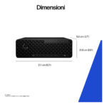 HP Z2 SFF G1i Intel Core Ultra 7 265 32 GB DDR5-SDRAM 1 TB SSD Windows 11 Pro Stazione di lavoro AI PC, AI Workstation Nero - immagine 3