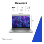 HP ZBook 8 G1i Wolf Pro Security Edition Intel Core Ultra 7 255H Workstation mobile 40,6 cm (16") WUXGA 32 GB DDR5-SDRAM 1 TB SSD NVIDIA RTX 500 Ada Wi-Fi 7 (802.11be) Windows 11 Pro AI PC, AI Workstation Argento - immagine 3
