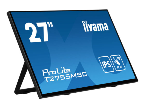iiyama ProLite T2755MSC-B1 Monitor PC 68,6 cm (27") 1920 x 1080 Pixel Full HD LED Touch screen Da tavolo Nero