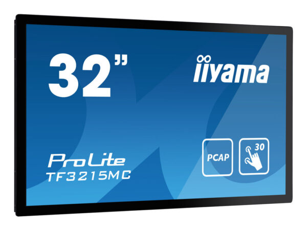 iiyama ProLite TF3215MC-B2 Monitor PC 80 cm (31.5") 1920 x 1080 Pixel Full HD LED Touch screen Chiosco Nero
