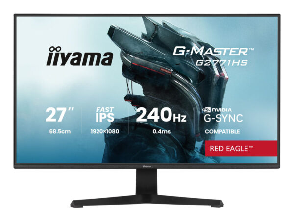 iiyama G-MASTER G2771HS-B1 Monitor PC 68,6 cm (27") 1920 x 1080 Pixel