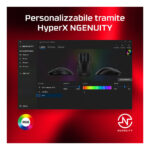 HyperX Pulsefire Haste 2 - Mouse da gaming (nero) - immagine 3