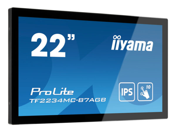 iiyama ProLite TF2234MC-B7AGB Monitor PC 54,6 cm (21.5") 1920 x 1080 Pixel Full HD LED Touch screen Multi utente Nero