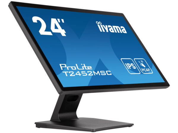 iiyama ProLite T2452MSC-B1AG Monitor PC 60,5 cm (23.8") 1920 x 1080 Pixel Full HD LED Touch screen Nero