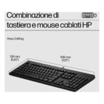 HP Mouse e tastiera 225 Wired - immagine 5