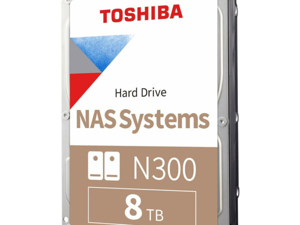 Toshiba N300 NAS disco rigido interno 8 TB 7200 Giri/min 256 MB 3.5" Serial ATA III