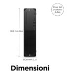 HP Z2 G9 Intel Core i7 i7-14700 16 GB DDR5-SDRAM 512 GB SSD Windows 11 Pro SFF Stazione di lavoro AI Workstation Nero - immagine 3