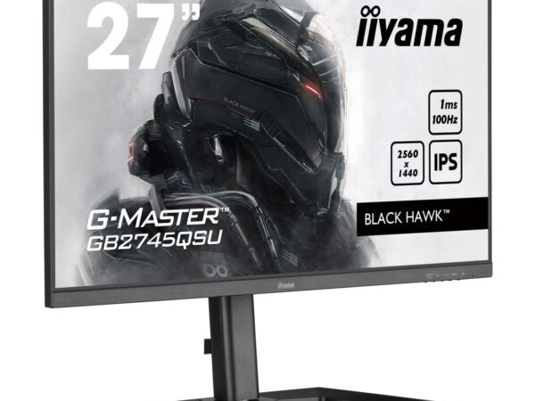iiyama G-MASTER GB2745QSU-B2 Monitor PC 68,6 cm (27") 2560 x 1440 Pixel Wide Quad HD LED Nero