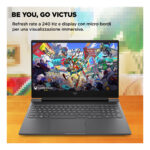 HP Victus Gaming Victus 16-r1007nl Intel Core i7 i7-14700HX Computer portatile 40,9 cm (16.1") Quad HD 16 GB DDR5-SDRAM 1 TB SSD NVIDIA GeForce RTX 4060 Wi-Fi 6E (802.11ax) Windows 11 Home Nero - immagine 7