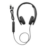 Lenovo 4XD1M39028 cuffia e auricolare Cablato A Padiglione USB tipo-C Nero - immagine 7