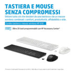 HP Combinazione di tastiera e mouse wireless 650, colore nero - immagine 2