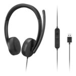 Lenovo 4XD1P83425 cuffia e auricolare Cablato A Padiglione Musica e Chiamate USB tipo A Nero - immagine 2