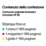 HP Cartuccia originale inchiostro tricromia 62 - immagine 2