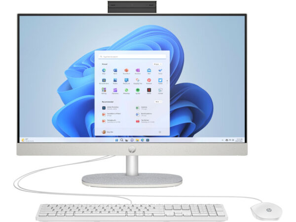 HP 24 -cr0062nl Intel Core i5 i5-1335U 60,5 cm (23.8") 1920 x 1080 Pixel PC All-in-one 16 GB DDR4-SDRAM 1 TB SSD Windows 11 Home Wi-Fi 6 (802.11ax) Bianco