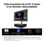 HP Z2 G9 Intel Core i7 i7-14700 16 GB DDR5-SDRAM 512 GB SSD Windows 11 Pro SFF Stazione di lavoro AI Workstation Nero - immagine 4