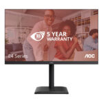 AOC E4 U27E4CV Monitor PC 68,6 cm (27") 3840 x 2160 Pixel 4K Ultra HD LED Nero - immagine 2