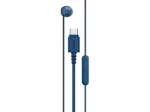 Sony IER-EX15C Auricolare Cablato In-ear Musica e Chiamate USB tipo-C Blu