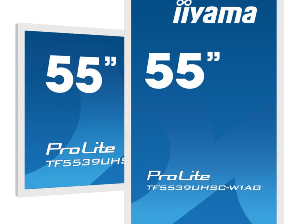 iiyama ProLite TF5539UHSC-W1AG Monitor PC 139,7 cm (55") 3840 x 2160 Pixel 4K Ultra HD LED Touch screen Multi utente Bianco