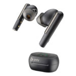 Poly Auricolari nerofumo Voyager Free 60+ UC + Adattatore BT700 USB-C + Custodia di ricarica touchscreen