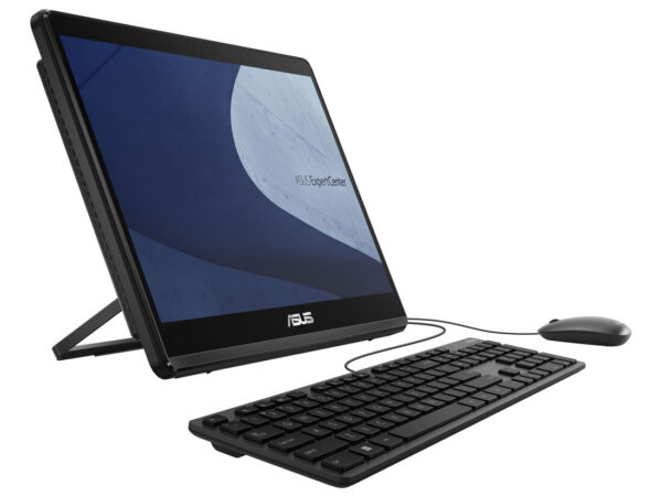 ASUS ExpertCenter E1 AiO E1600WKAT-BA006W Intel Celeron N N4500 39,6 cm (15.6") 1920 x 1080 Pixel Touch screen All-in-One tablet PC 4 GB DDR4-SDRAM 256 GB SSD Windows 11 Home Wi-Fi 5 (802.11ac) Nero