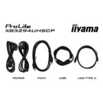 iiyama XB3294UHSCP-B1 Monitor PC 80 cm (31.5") 3840 x 2160 Pixel 4K Ultra HD Nero - immagine 12