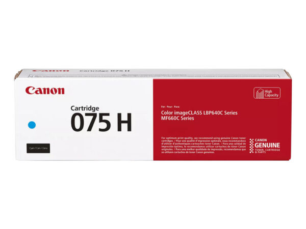 Canon 075 H cartuccia toner 1 pz Originale Ciano
