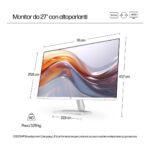 HP Series 5 27 inch FHD Monitor with Speakers - 527sa - immagine 3