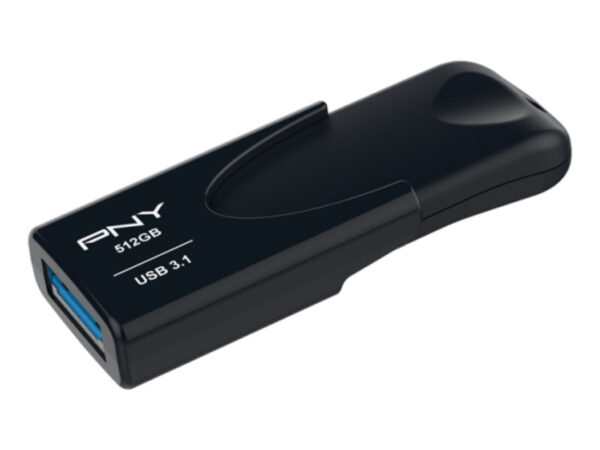 PNY Attache 4 unità flash USB 512 GB USB tipo A 3.2 Gen 1 (3.1 Gen 1) Nero
